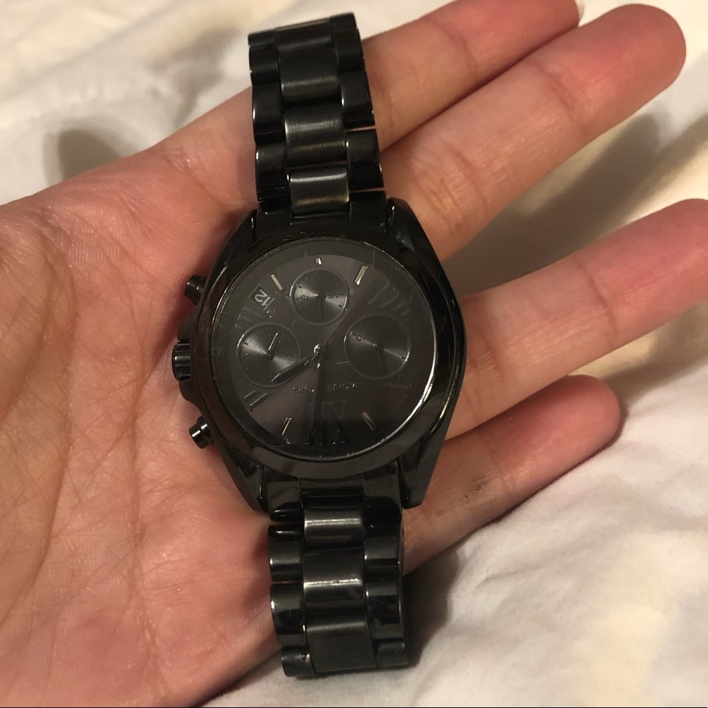 Michael Kors all black women’s watch
